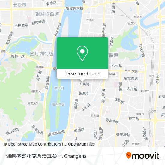 湘疆盛宴亚克西清真餐厅 map