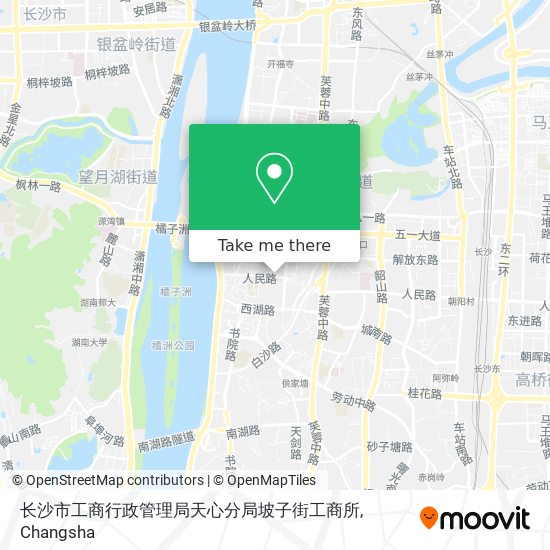 长沙市工商行政管理局天心分局坡子街工商所 map
