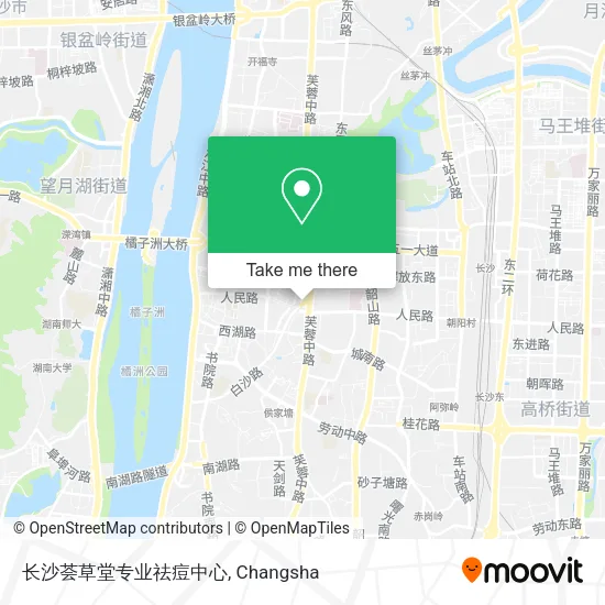 长沙荟草堂专业祛痘中心 map