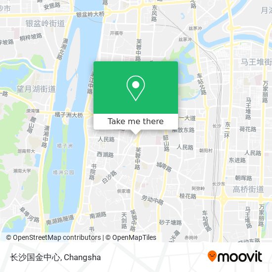 长沙国金中心 map