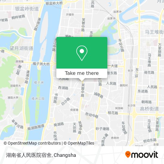 湖南省人民医院宿舍 map
