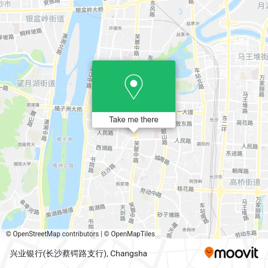 兴业银行(长沙蔡锷路支行) map