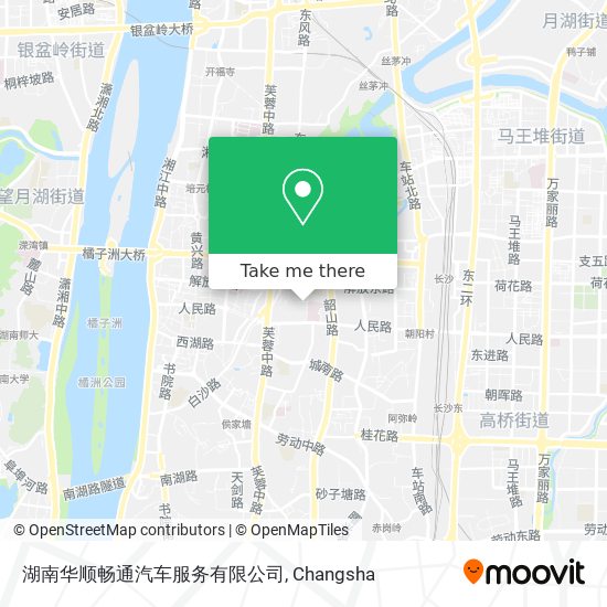 湖南华顺畅通汽车服务有限公司 map