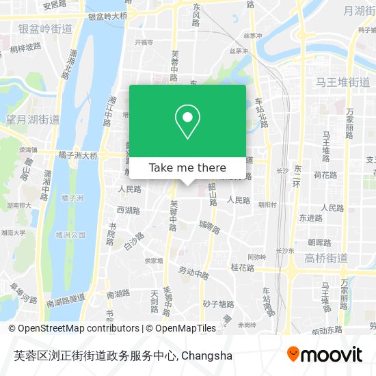 芙蓉区浏正街街道政务服务中心 map