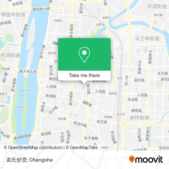 袁氏炒货 map