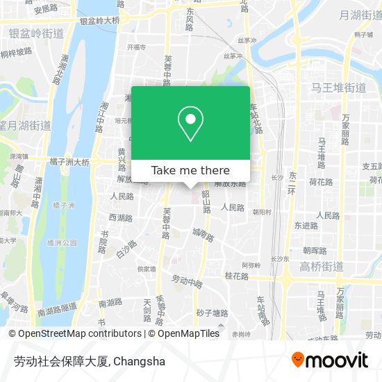 劳动社会保障大厦 map