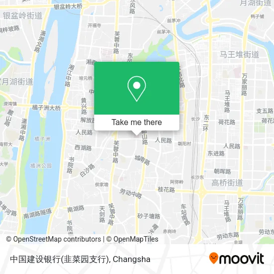 中国建设银行(韭菜园支行) map
