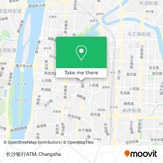 长沙银行ATM map