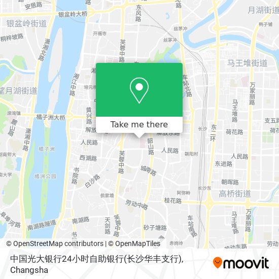 中国光大银行24小时自助银行(长沙华丰支行) map