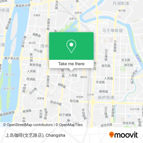 上岛咖啡(文艺路店) map