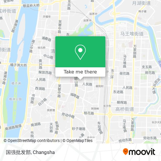 国强批发部 map
