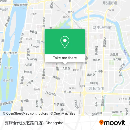 粟厨食代(文艺路口店) map