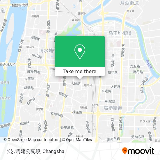 长沙房建公寓段 map