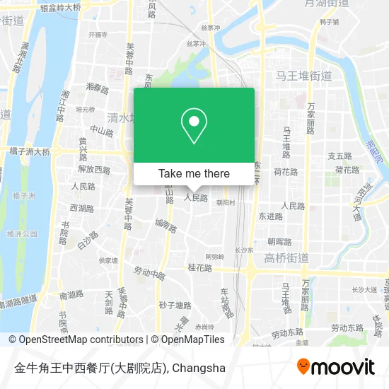 金牛角王中西餐厅(大剧院店) map