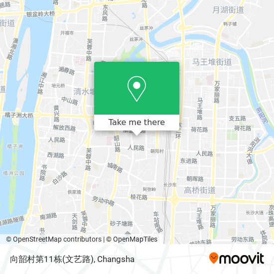 向韶村第11栋(文艺路) map