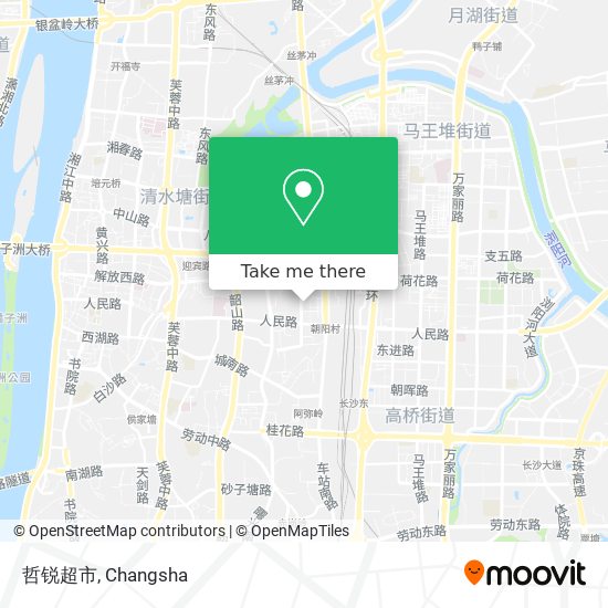 哲锐超市 map
