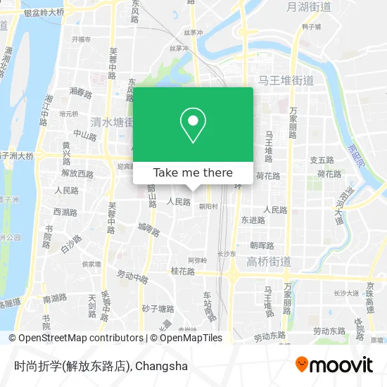 时尚折学(解放东路店) map