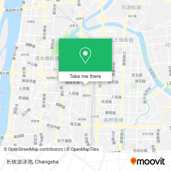 长铁游泳池 map