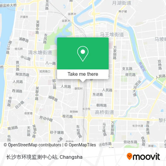 长沙市环境监测中心站 map