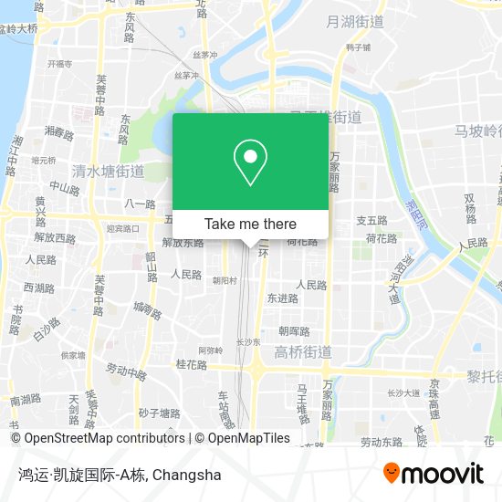 鸿运·凯旋国际-A栋 map