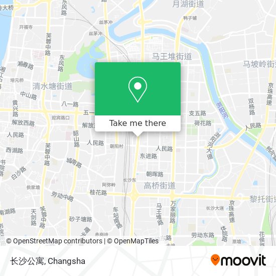 长沙公寓 map