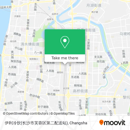 伊利冷饮(长沙市芙蓉区第二配送站) map