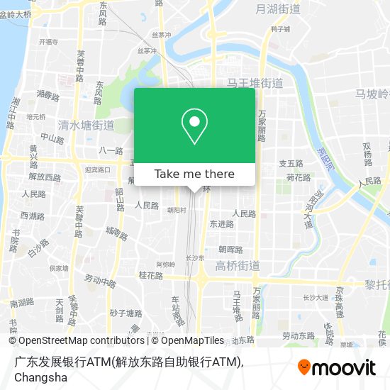 广东发展银行ATM(解放东路自助银行ATM) map