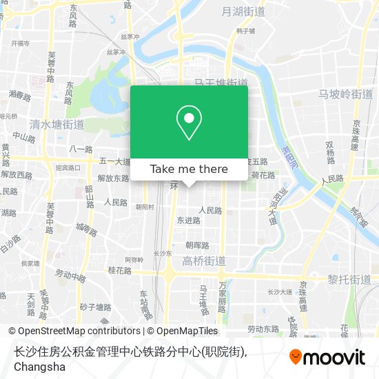 长沙住房公积金管理中心铁路分中心(职院街) map