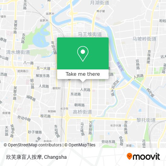 欣芙康盲人按摩 map