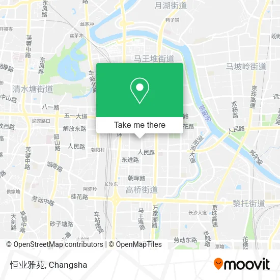 恒业雅苑 map