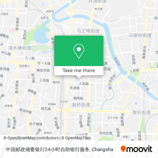 中国邮政储蓄银行24小时自助银行服务 map