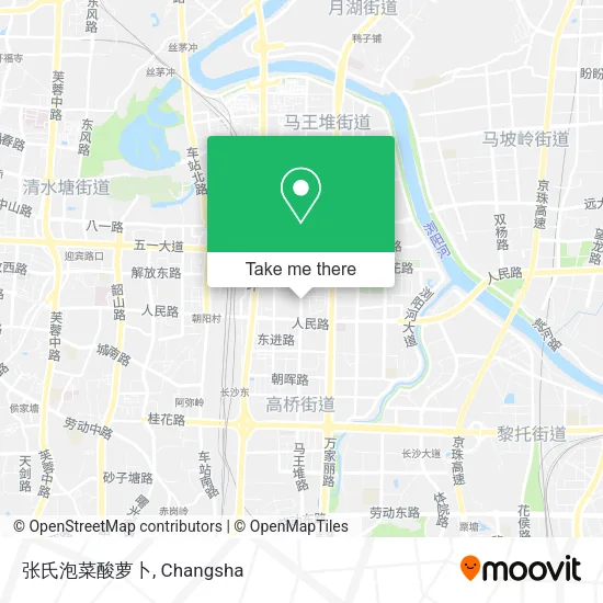 张氏泡菜酸萝卜 map