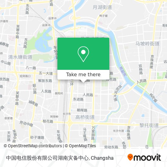 中国电信股份有限公司湖南灾备中心 map