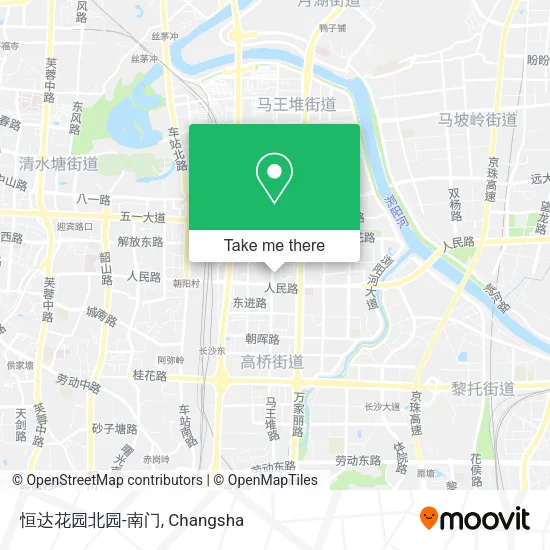 恒达花园北园-南门 map