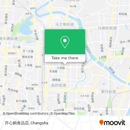 开心购食品店 map