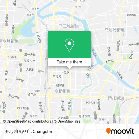 开心购食品店 map