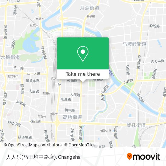 人人乐(马王堆中路店) map