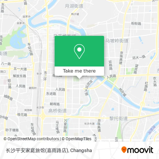 长沙平安家庭旅馆(嘉雨路店) map