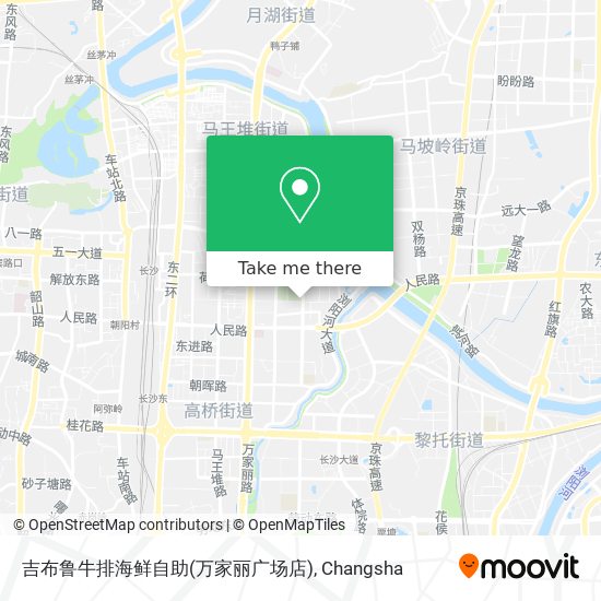 吉布鲁牛排海鲜自助(万家丽广场店) map