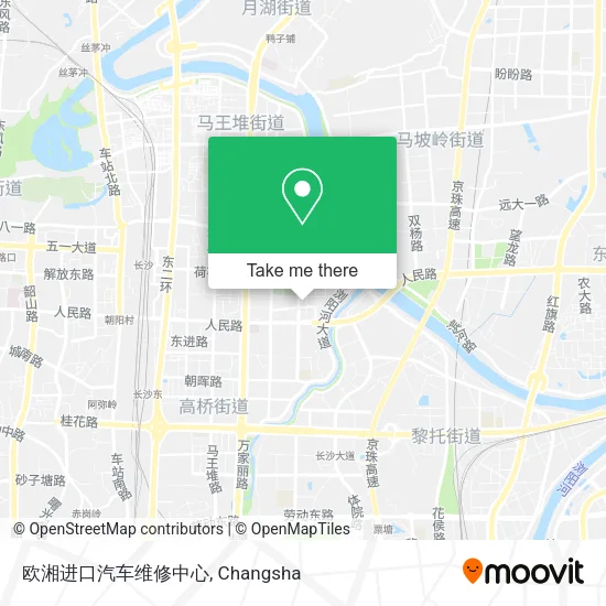 欧湘进口汽车维修中心 map