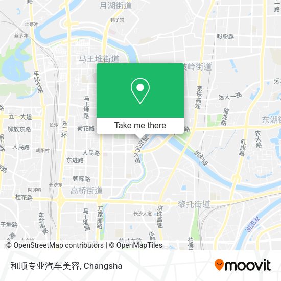 和顺专业汽车美容 map