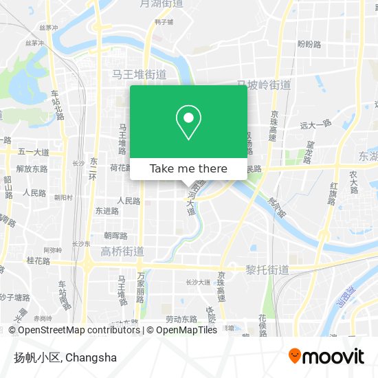 扬帆小区 map