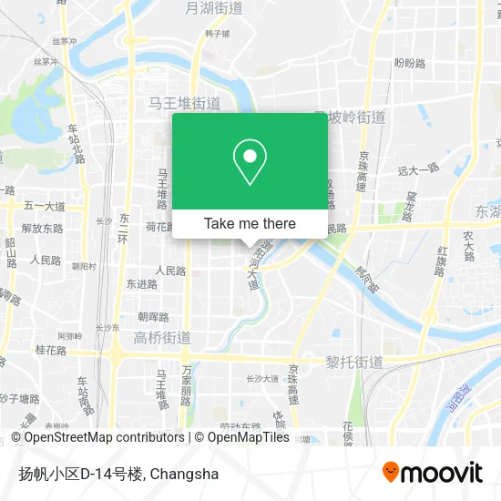 扬帆小区D-14号楼 map
