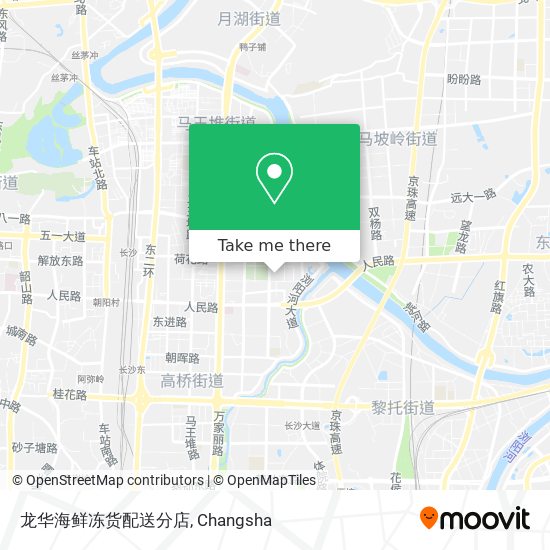 龙华海鲜冻货配送分店 map
