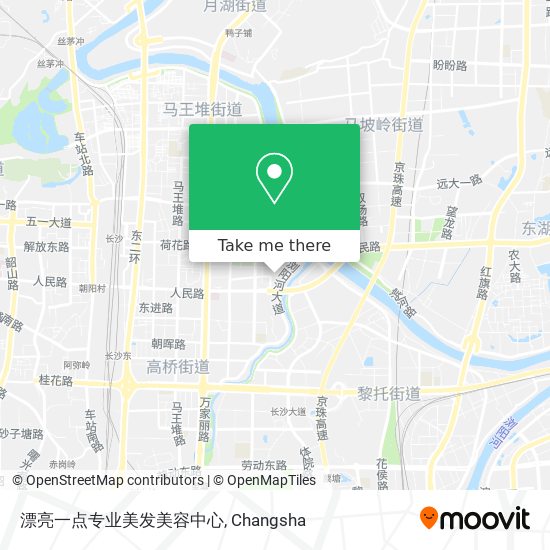漂亮一点专业美发美容中心 map
