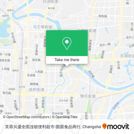 芙蓉兴盛全国连锁便利超市-圆圆食品商行 map