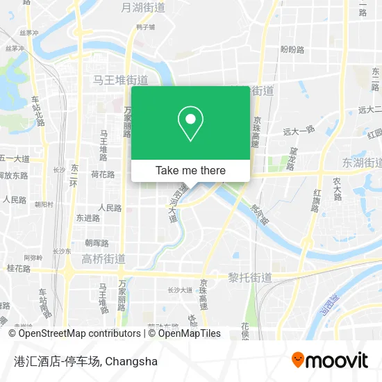 港汇酒店-停车场 map