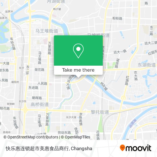 快乐惠连锁超市美惠食品商行 map