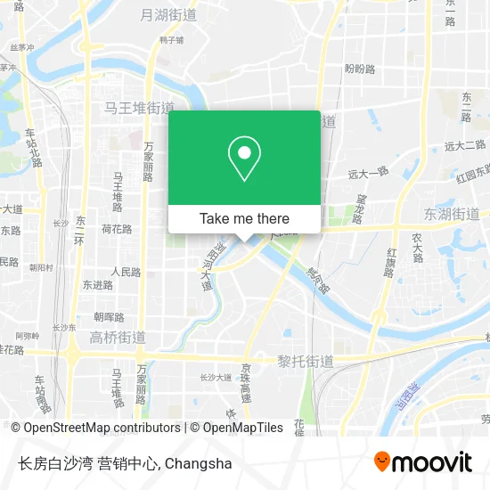 长房白沙湾 营销中心 map