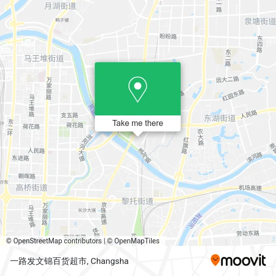 一路发文锦百货超市 map